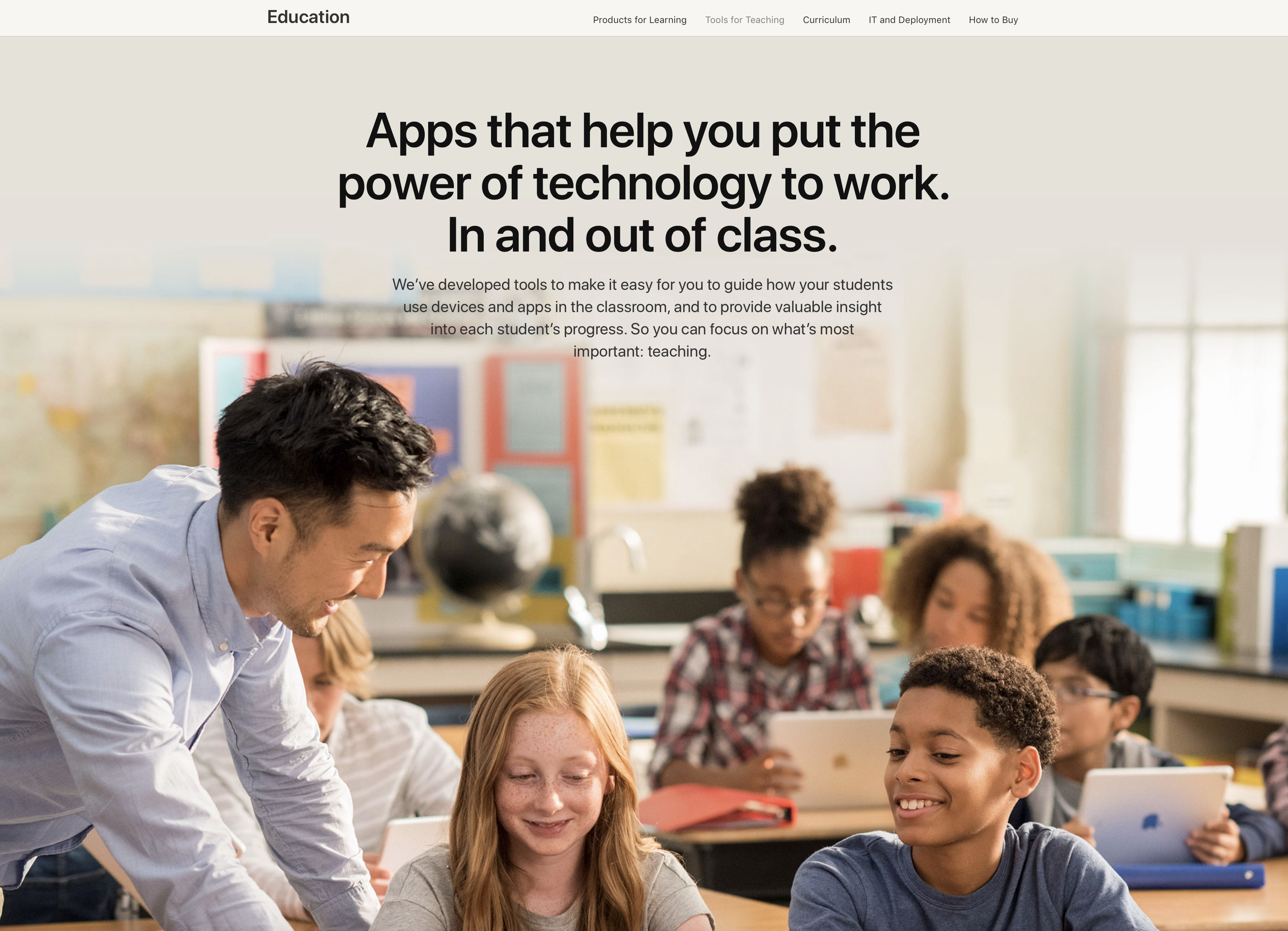 The Apple Education program with AR Second Star