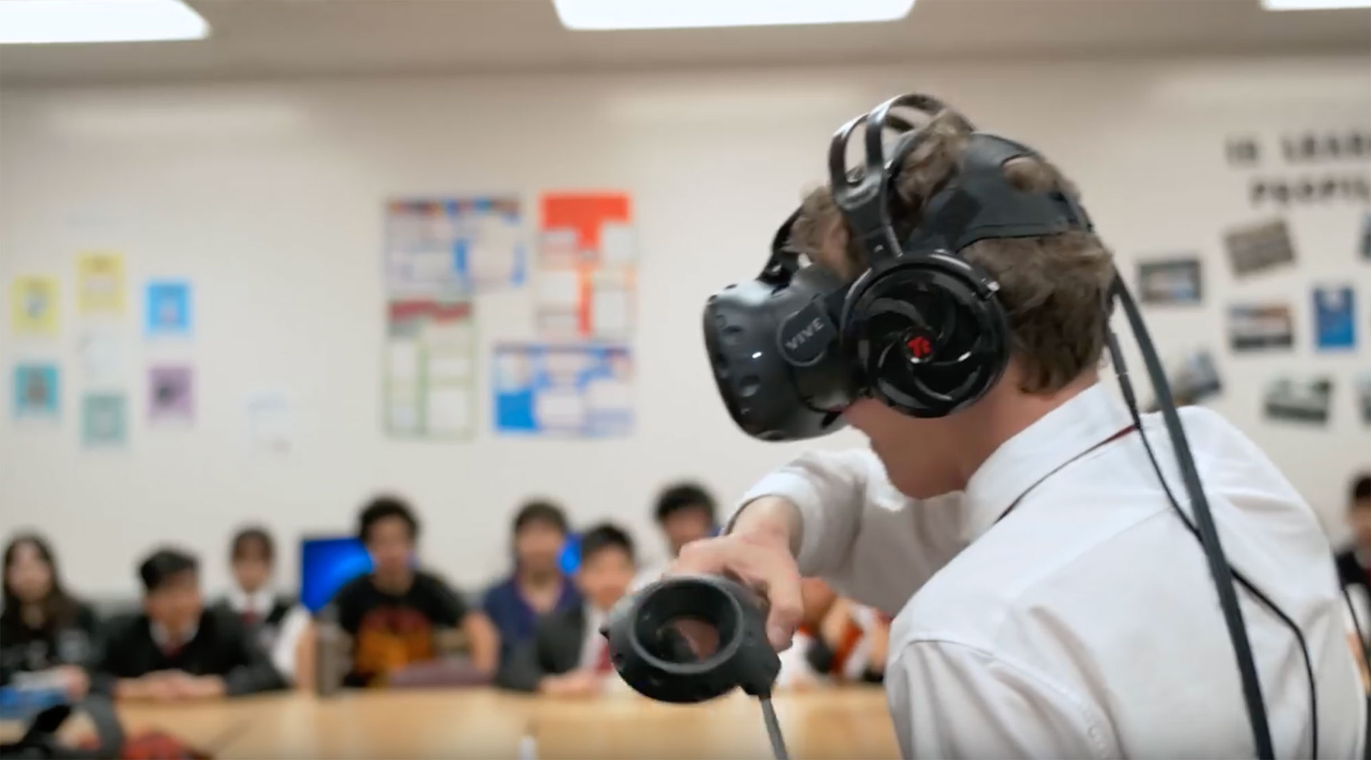 VR in a Classroom. Source AMD