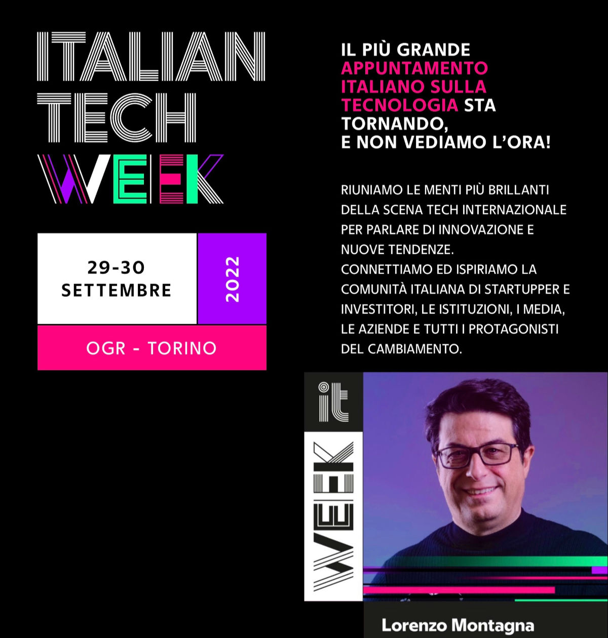 ITALIAN TECH WEEK - Metaverso - Lorenzo Montagna
