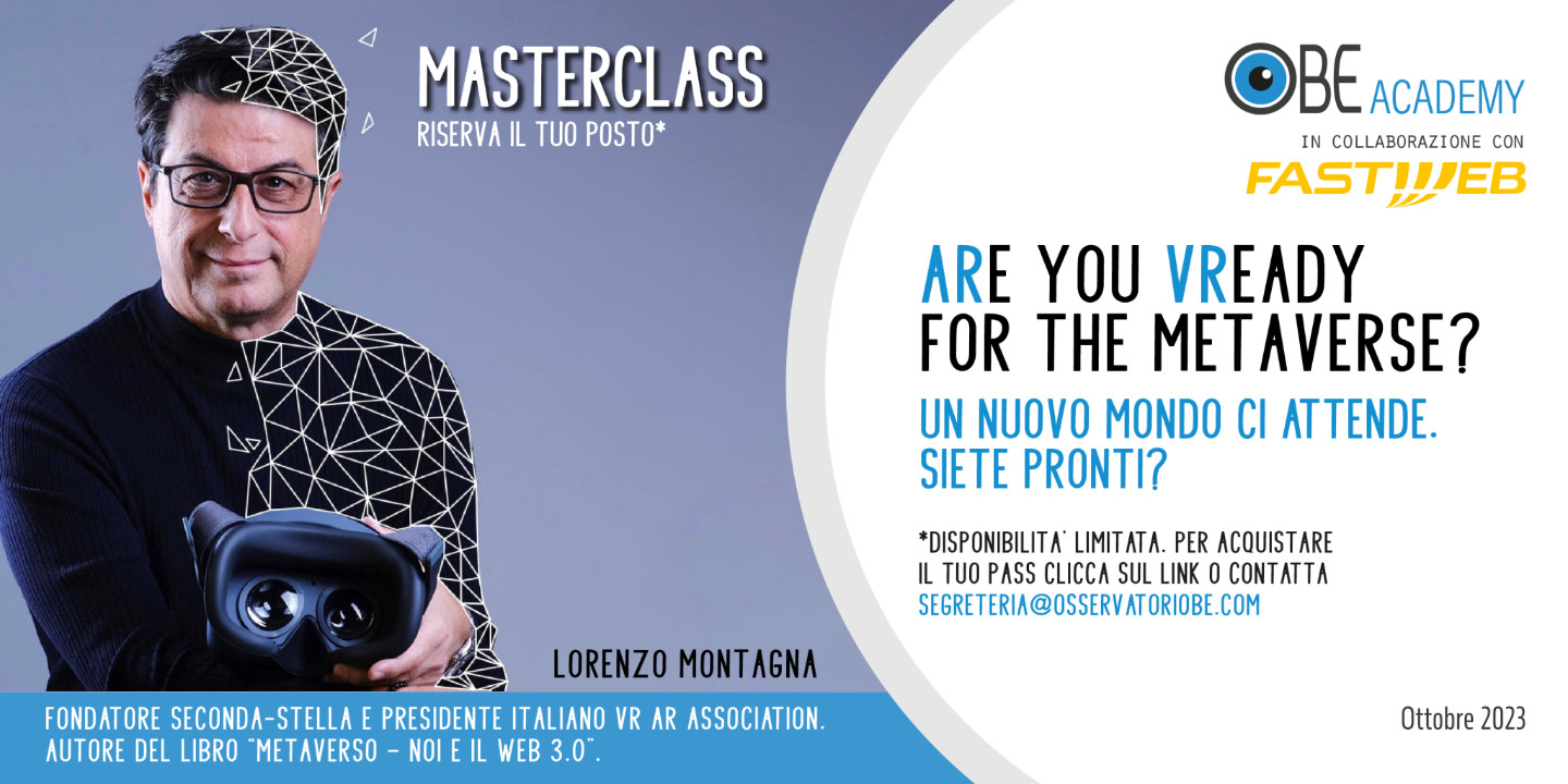 OBE - Lorenzo Montagna - Masterclass Metaverso