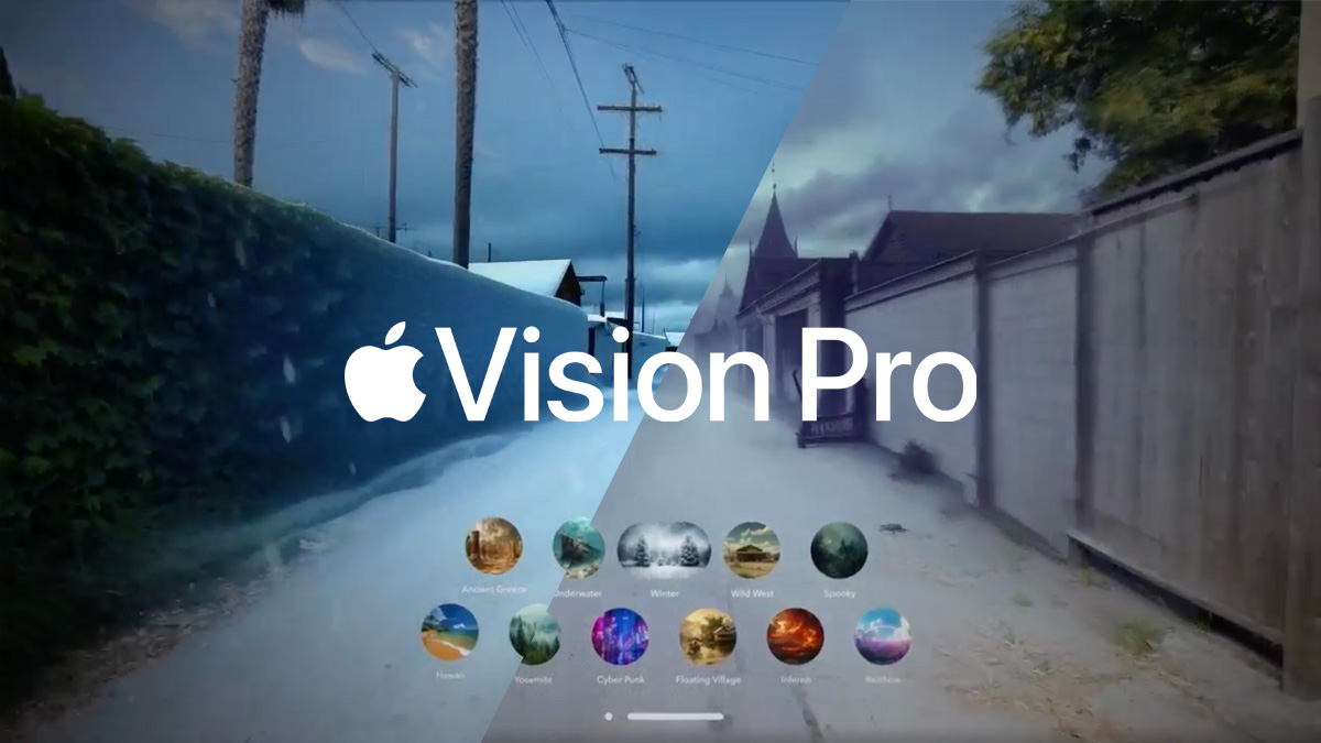 Apple Vision Pro - Real Time Landscapes